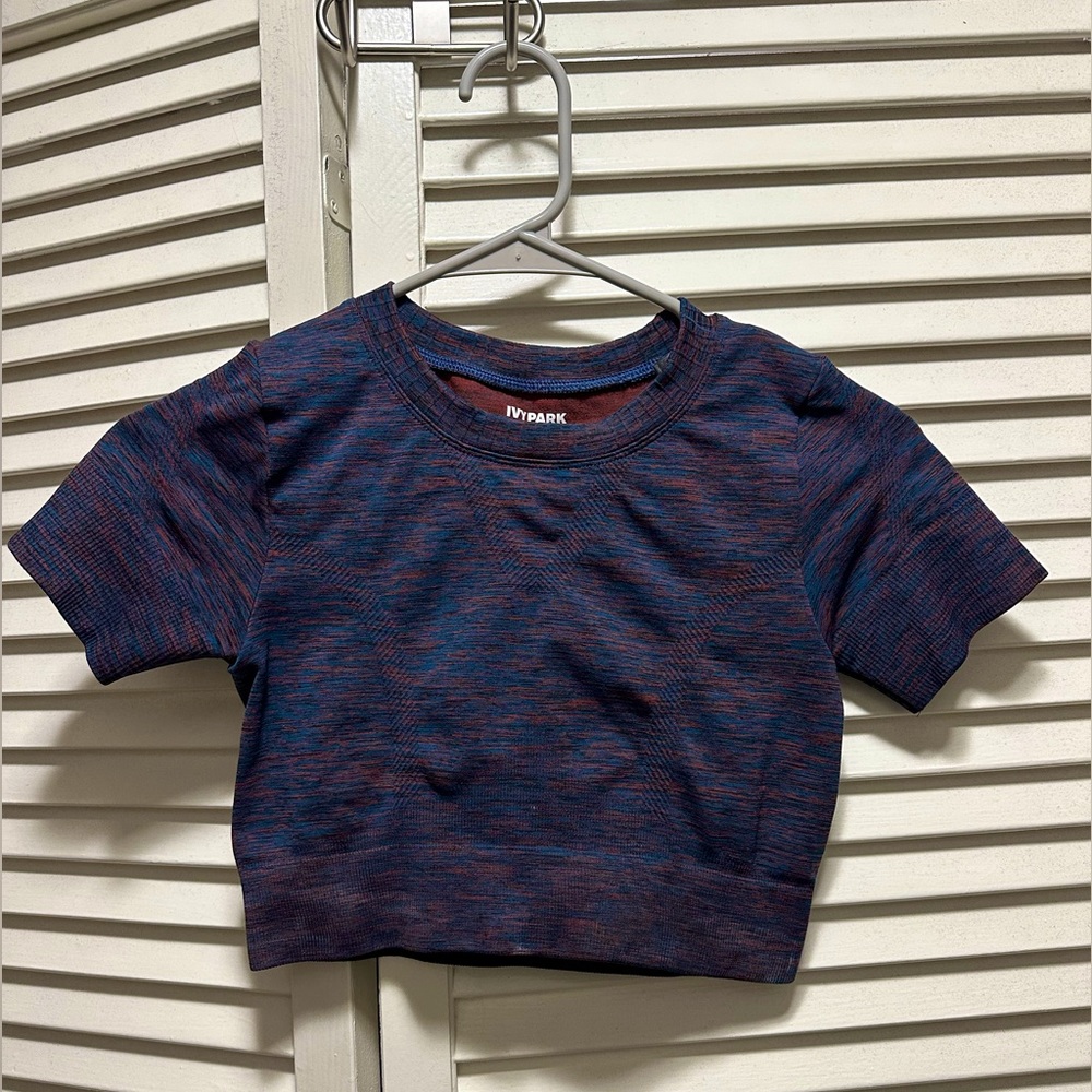 Cropped Compression Workout Top